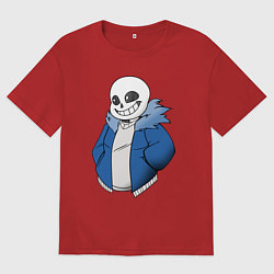 Мужская футболка оверсайз Sans