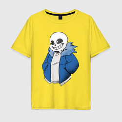 Мужская футболка оверсайз Sans