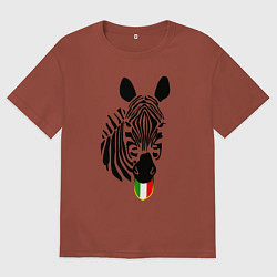 Мужская футболка оверсайз Juventus Zebra