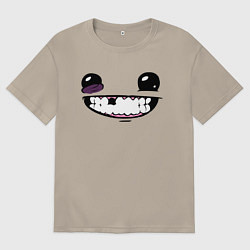 Мужская футболка оверсайз Super Meat Boy: Face