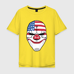 Футболка оверсайз мужская American Mask, цвет: желтый