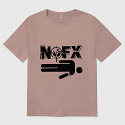 Мужская футболка оверсайз NOFX crushman