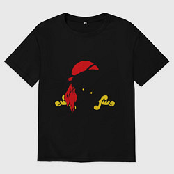 Мужская футболка оверсайз Пиратская футболка