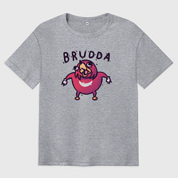 Мужская футболка оверсайз Brudda