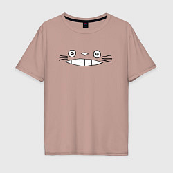 Мужская футболка оверсайз Totoro face