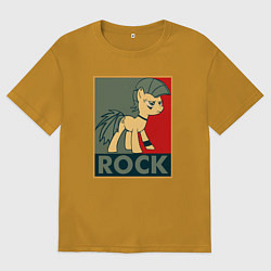 Мужская футболка оверсайз Rock Pony