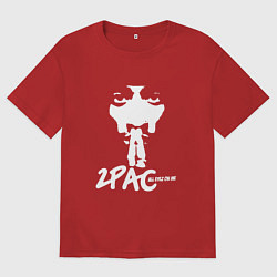 Мужская футболка оверсайз 2Pac: All Eyez On Me