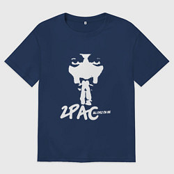 Мужская футболка оверсайз 2Pac: All Eyez On Me