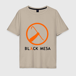 Мужская футболка оверсайз Black mesa: Scrap