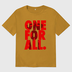 Мужская футболка оверсайз Один за всех
