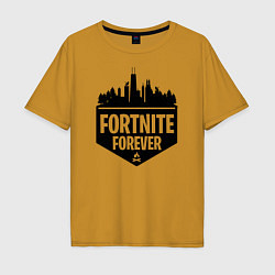 Футболка оверсайз мужская Fortnite Forever, цвет: горчичный