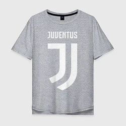 Футболка оверсайз мужская FC Juventus, цвет: меланж
