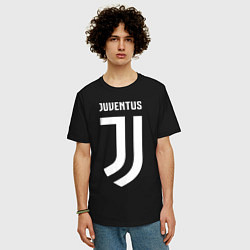 Футболка оверсайз мужская FC Juventus, цвет: черный — фото 2