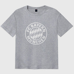 Футболка оверсайз мужская FC Bayern Munchen, цвет: меланж