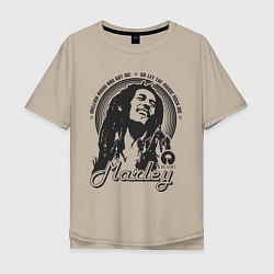 Мужская футболка оверсайз Bob Marley: Island