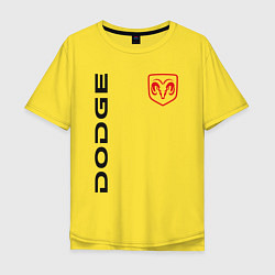 Футболка оверсайз мужская Dodge Style, цвет: желтый