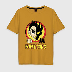 Футболка оверсайз мужская The Offspring Boy, цвет: горчичный