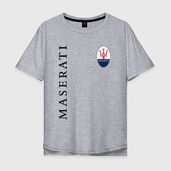 Мужская футболка оверсайз Maserati с лого