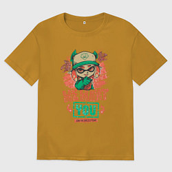 Мужская футболка оверсайз Salmon Run