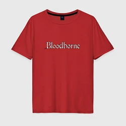 Футболка оверсайз мужская Bloodborne, цвет: красный