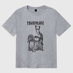 Мужская футболка оверсайз Пикник