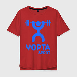 Футболка оверсайз мужская Yopta Sport, цвет: красный