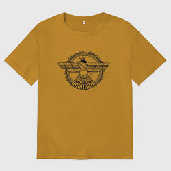 Футболка оверсайз мужская Assyrian archer, цвет: горчичный