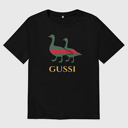 Мужская футболка оверсайз GUSSI GG