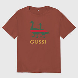Мужская футболка оверсайз GUSSI GG