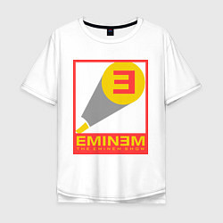 Футболка оверсайз мужская The Eminem Show, цвет: белый
