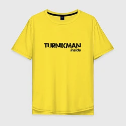 Футболка оверсайз мужская Turnikman Inside, цвет: желтый