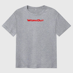 Мужская футболка оверсайз Фитнес Городских Улиц