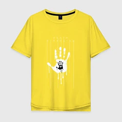 Футболка оверсайз мужская Death Stranding: Hand, цвет: желтый