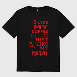 Мужская футболка оверсайз Mindless Self Indulgence - Coffee black