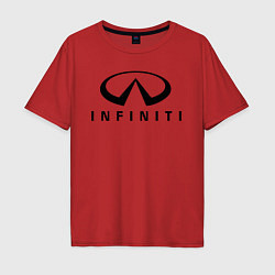 Мужская футболка оверсайз Infiniti logo