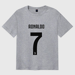 Футболка оверсайз мужская RONALDO 7, цвет: меланж