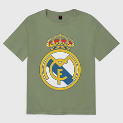 Футболка оверсайз мужская Real Madrid FC, цвет: авокадо