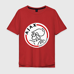 Футболка оверсайз мужская Ajax FC, цвет: красный