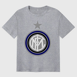 Футболка оверсайз мужская Inter FC, цвет: меланж