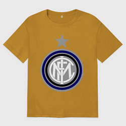 Футболка оверсайз мужская Inter FC, цвет: горчичный