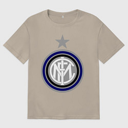 Футболка оверсайз мужская Inter FC, цвет: миндальный
