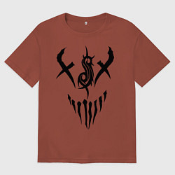 Мужская футболка оверсайз Slipknot Demon