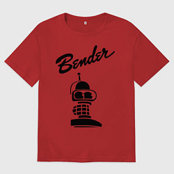 Мужская футболка оверсайз Bender monochrome