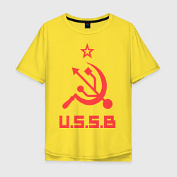 Мужская футболка оверсайз USSB