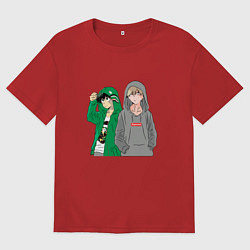 Мужская футболка оверсайз Моя геройская академия