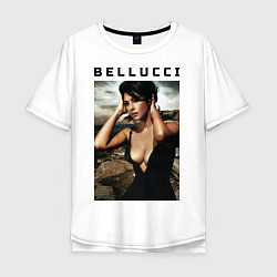 Мужская футболка оверсайз Monica Bellucci: Dress