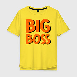 Мужская футболка оверсайз Big Boss