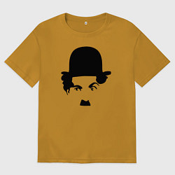 Мужская футболка оверсайз Чарли Чаплин