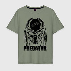 Мужская футболка оверсайз Predator Mask