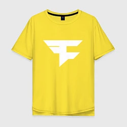 Футболка оверсайз мужская FAZE Symbol, цвет: желтый